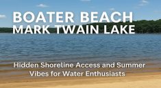 Boater Beach Mark Twain Lake Hidden Shoreline Access and Summer Vibes for Water Enthusiasts