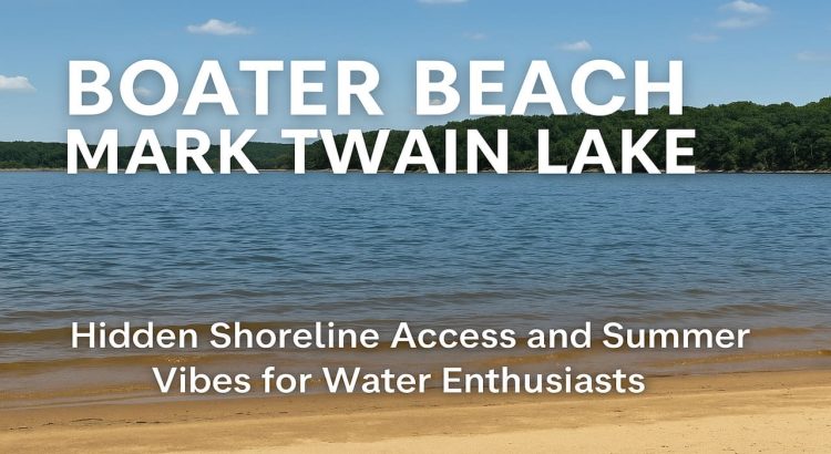 Boater Beach Mark Twain Lake Hidden Shoreline Access and Summer Vibes for Water Enthusiasts