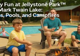 Family Fun at Jellystone Park near Mark Twain Lake Cabins, Pools, and Campfires