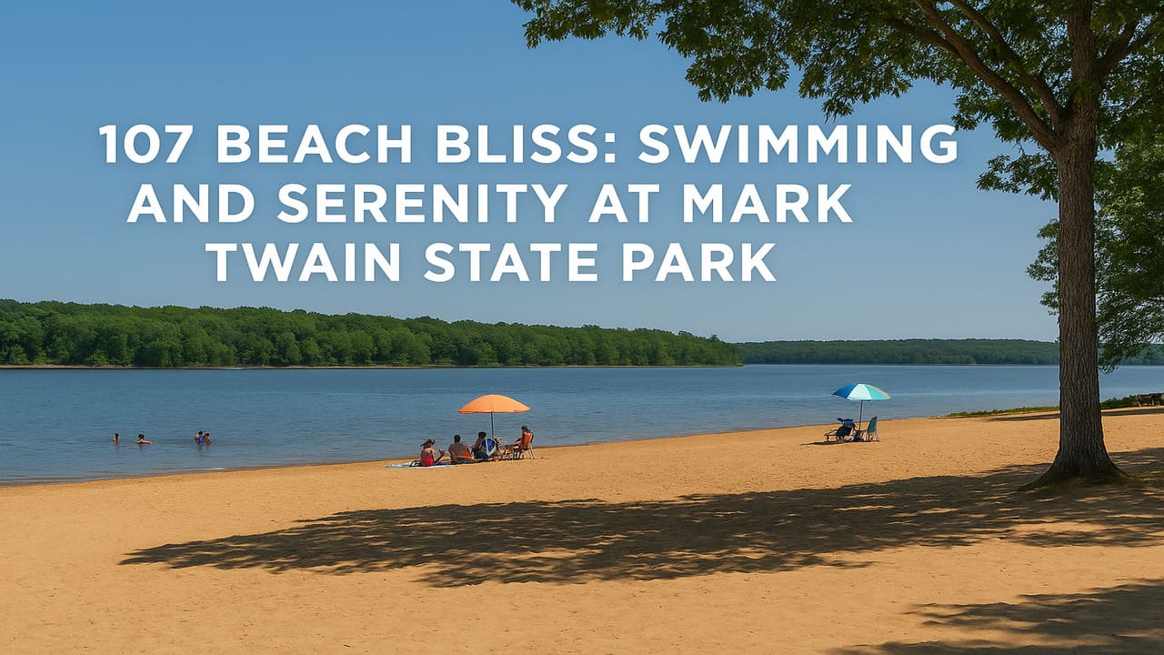 107 Beach Bliss Swimming and Serenity at Mark Twain State Park