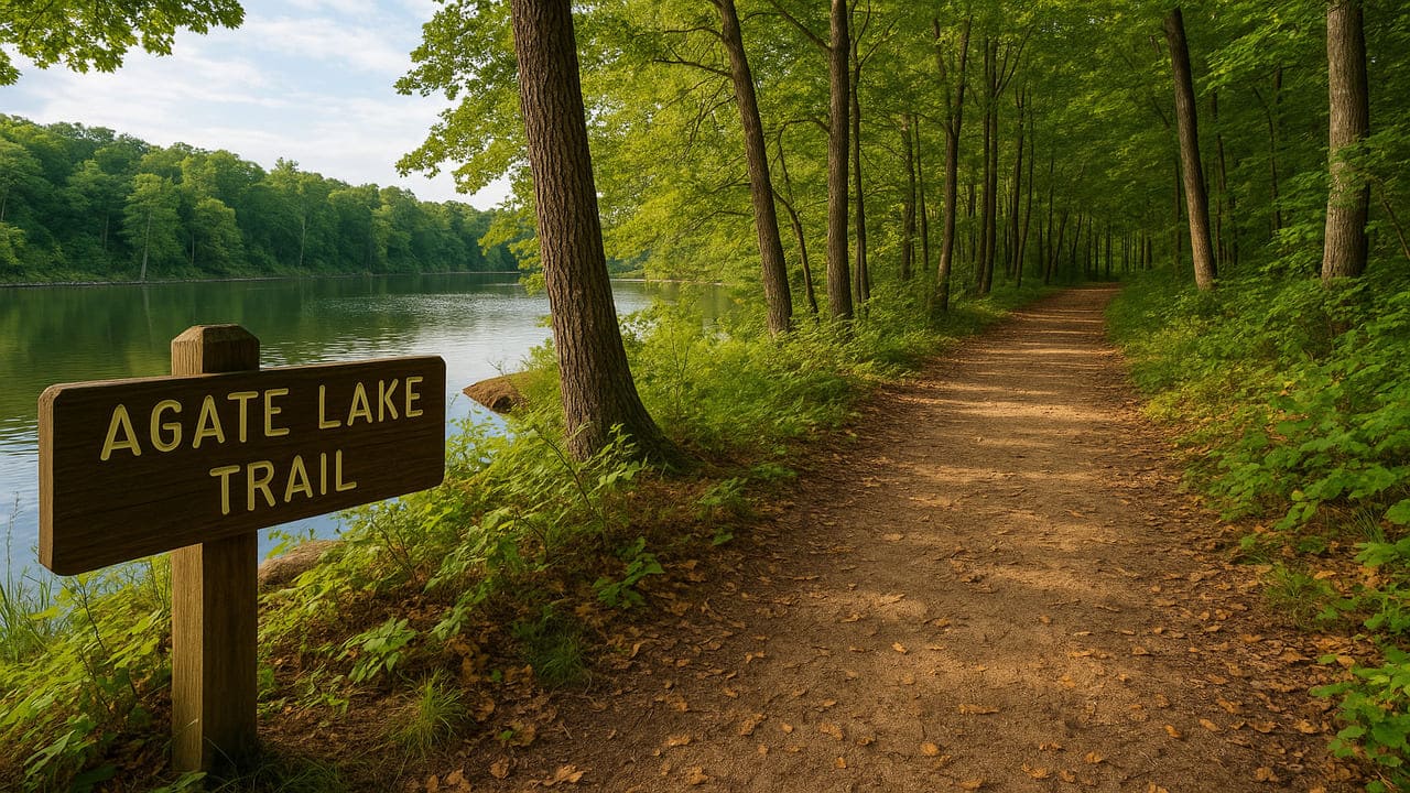 Agate Lake Trail A Quiet Retreat into Nature’s Simplicity at Mark Twain State Park