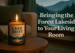Lake Drift Candle Bringing the Forest Lakeside to Your Living Room