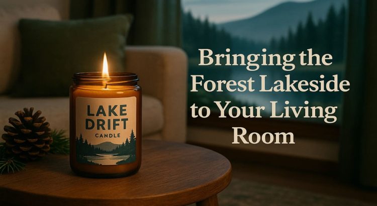 Lake Drift Candle Bringing the Forest Lakeside to Your Living Room