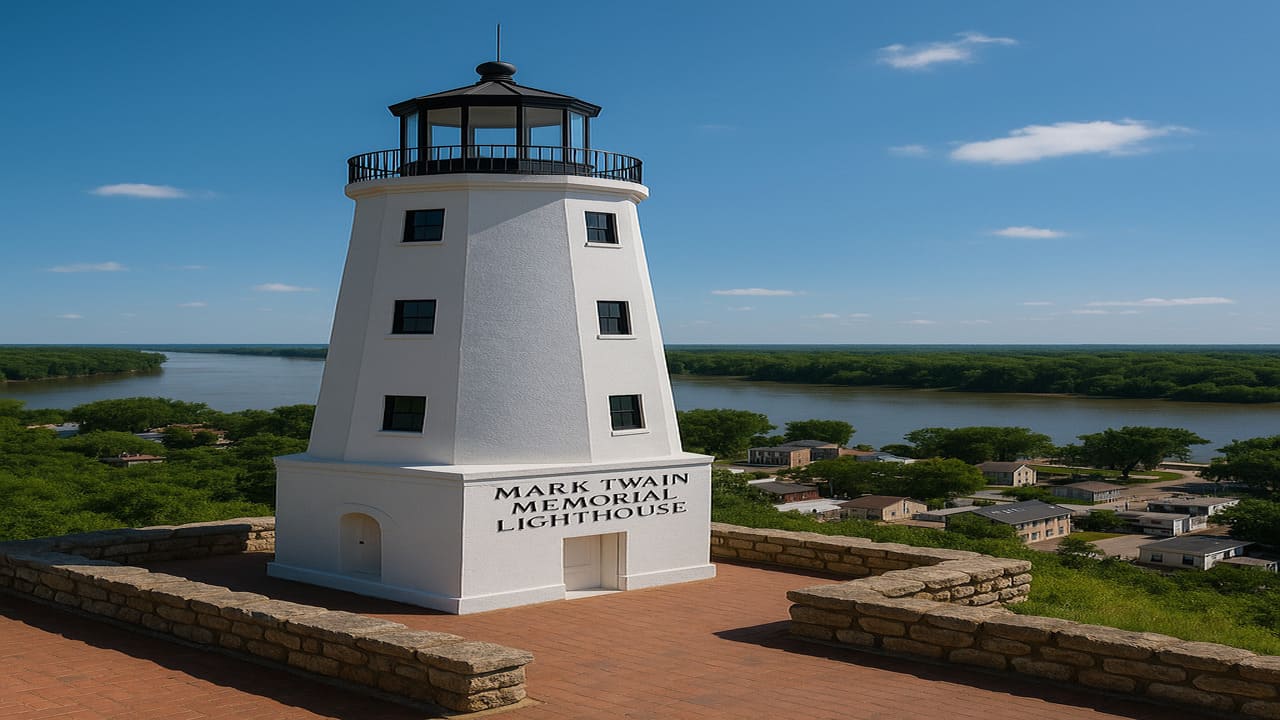 Mark Twain Memorial Lighthouse Scenic Views and the Legacy Behind Hannibal’s Iconic Landmark