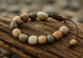 River Rock Bracelet A Natural Treasure from the Shores of Mark Twain Lake