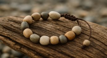 River Rock Bracelet: A Natural Treasure from the Shores of Mark Twain Lake