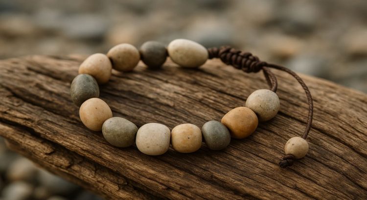River Rock Bracelet A Natural Treasure from the Shores of Mark Twain Lake