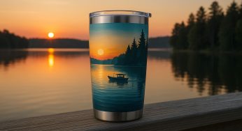 Tumblers with Lake View Prints: Sipping in the Spirit of Mark Twain Lake
