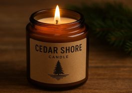 Cedar Shore Candle Capturing the Soul of Mark Twain Lake in a Scent