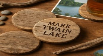 Lake Driftwood Coasters: A Rustic Souvenir That Tells the Story of Mark Twain Lake