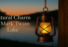 Lakeview Lantern Ornament Handcraft Memory from Mark Twain Lake