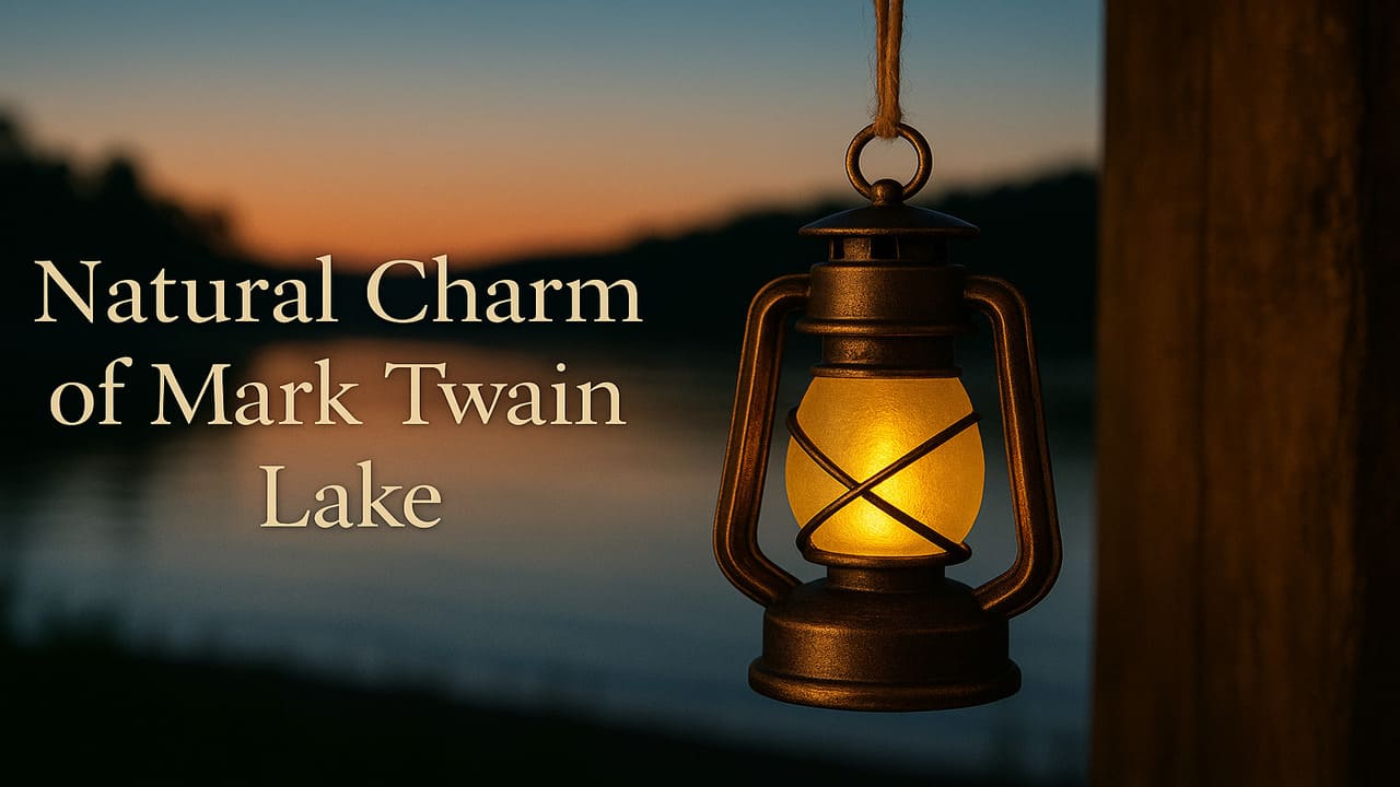 Lakeview Lantern Ornament Handcraft Memory from Mark Twain Lake