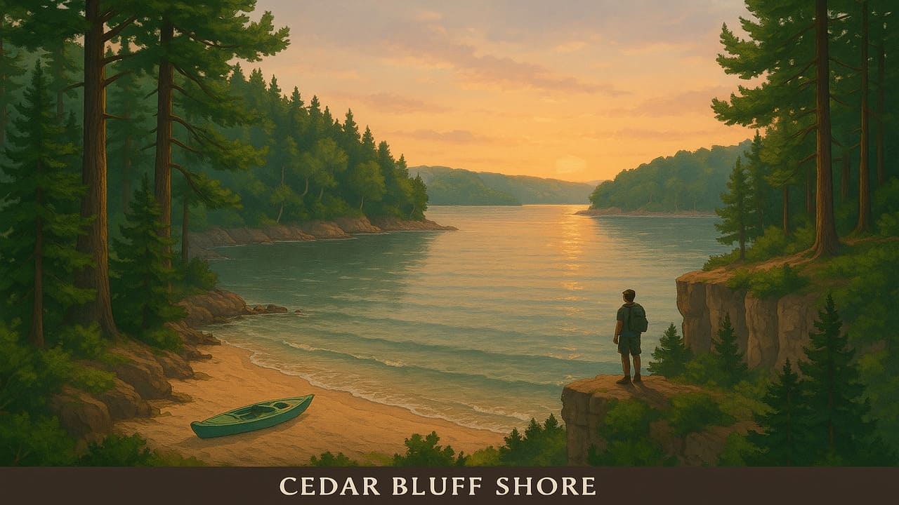 Cedar Bluff Shore A Hidden Gem for Hikers and Lake Lovers at Mark Twain Lake