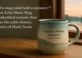 Echo Shore Mug A Ceramic Tribute to the Stillness of Mark Twain Lake
