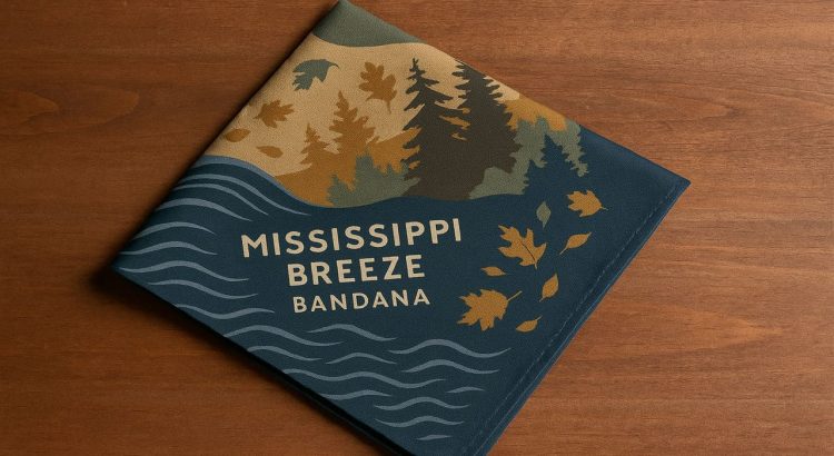 Mississippi Breeze Bandana A Wind-Wrapped Tale from Mark Twain Lake