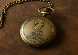 Twain Timekeeper A Pocket Watch That Tells More Than Time