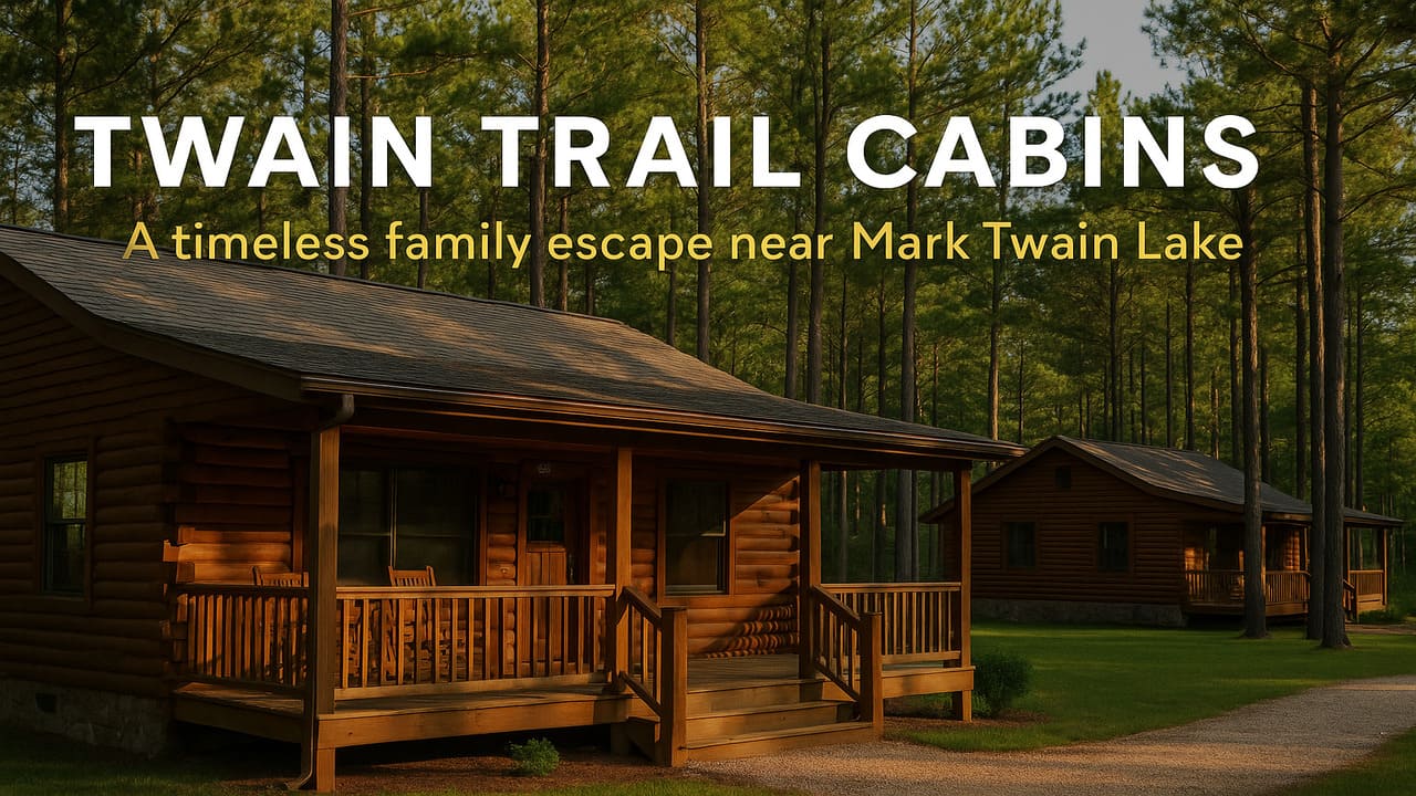 Twain Trail Cabins Where Family Adventures Begin Along the Lake