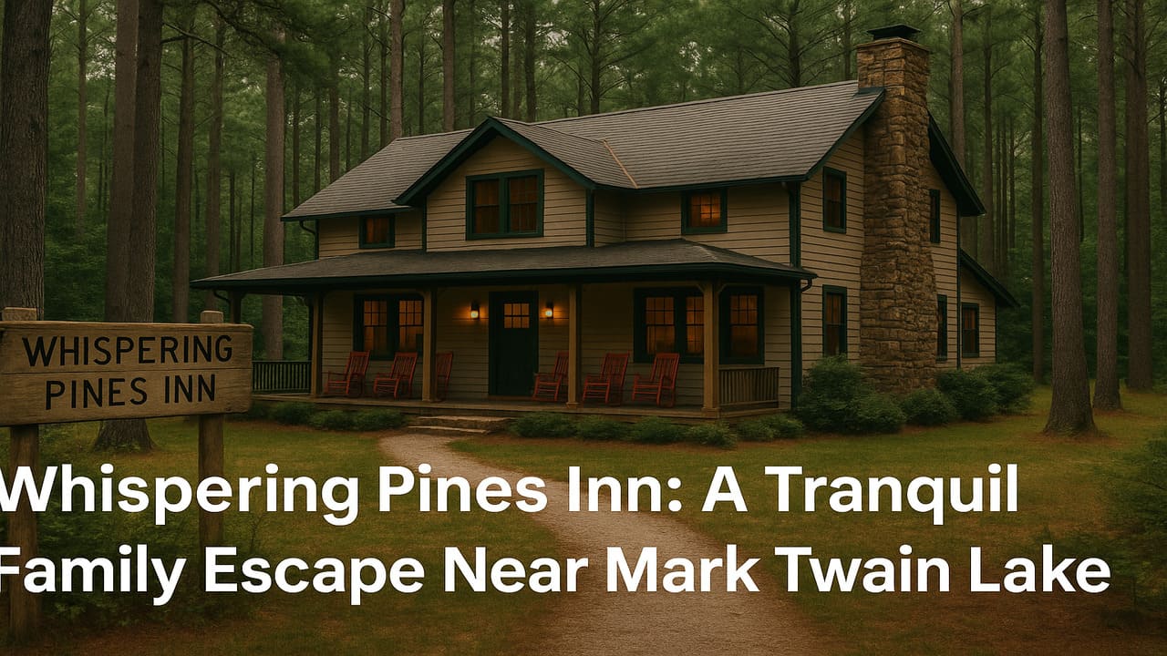 Whispering Pines Inn A Tranquil Family Escape Near Mark Twain Lake