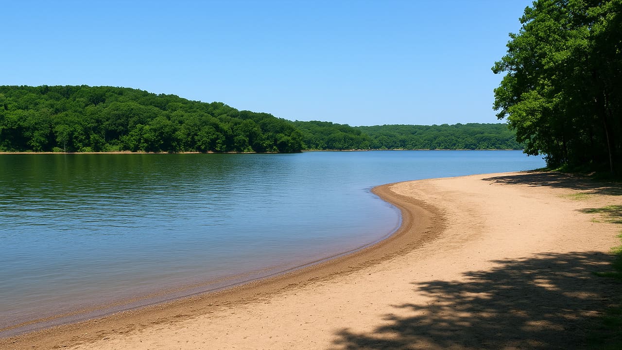 Windsor Crossing Beach A Secluded Swim Spot on Mark Twain Lake