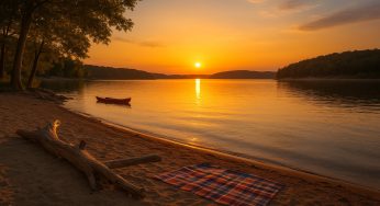 Golden Hour Bay: A Quiet Shoreline Where Light Becomes the Main Attraction