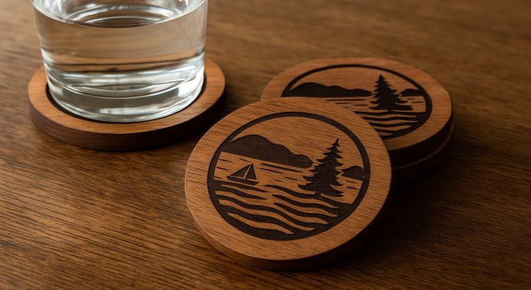 Lakewood Coasters Wooden Art That Captures the Spirit of the Lake