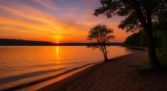 Romantic Beach Spots at Mark Twain Lake for Couples and Sunset Views