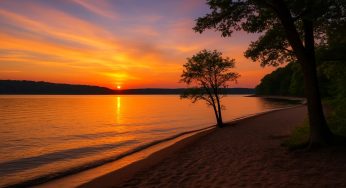 Romantic Beach Spots at Mark Twain Lake for Couples and Sunset Views
