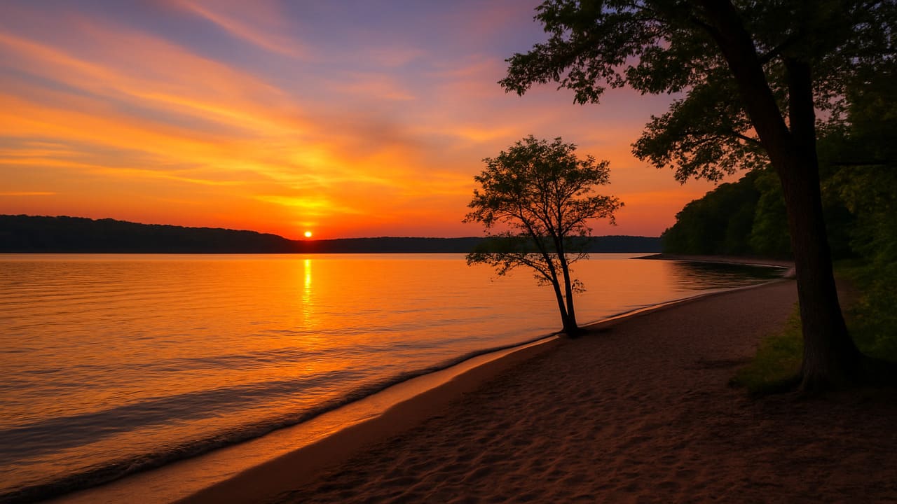 Romantic Beach Spots at Mark Twain Lake for Couples and Sunset Views