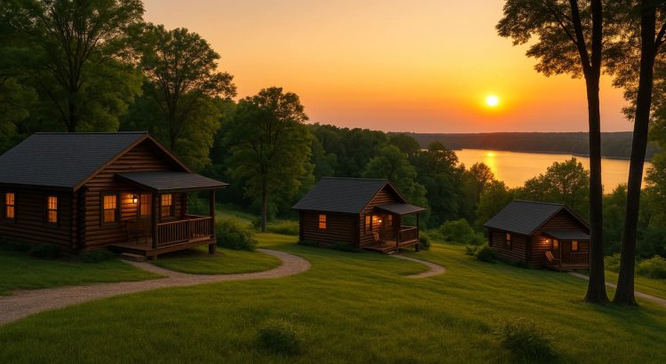Sunset Ridge Cabins A Serene Getaway Overlooking Mark Twain Lake