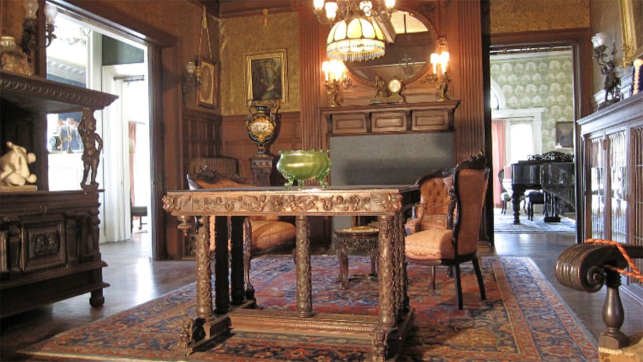 Exploring the Mansion by Night