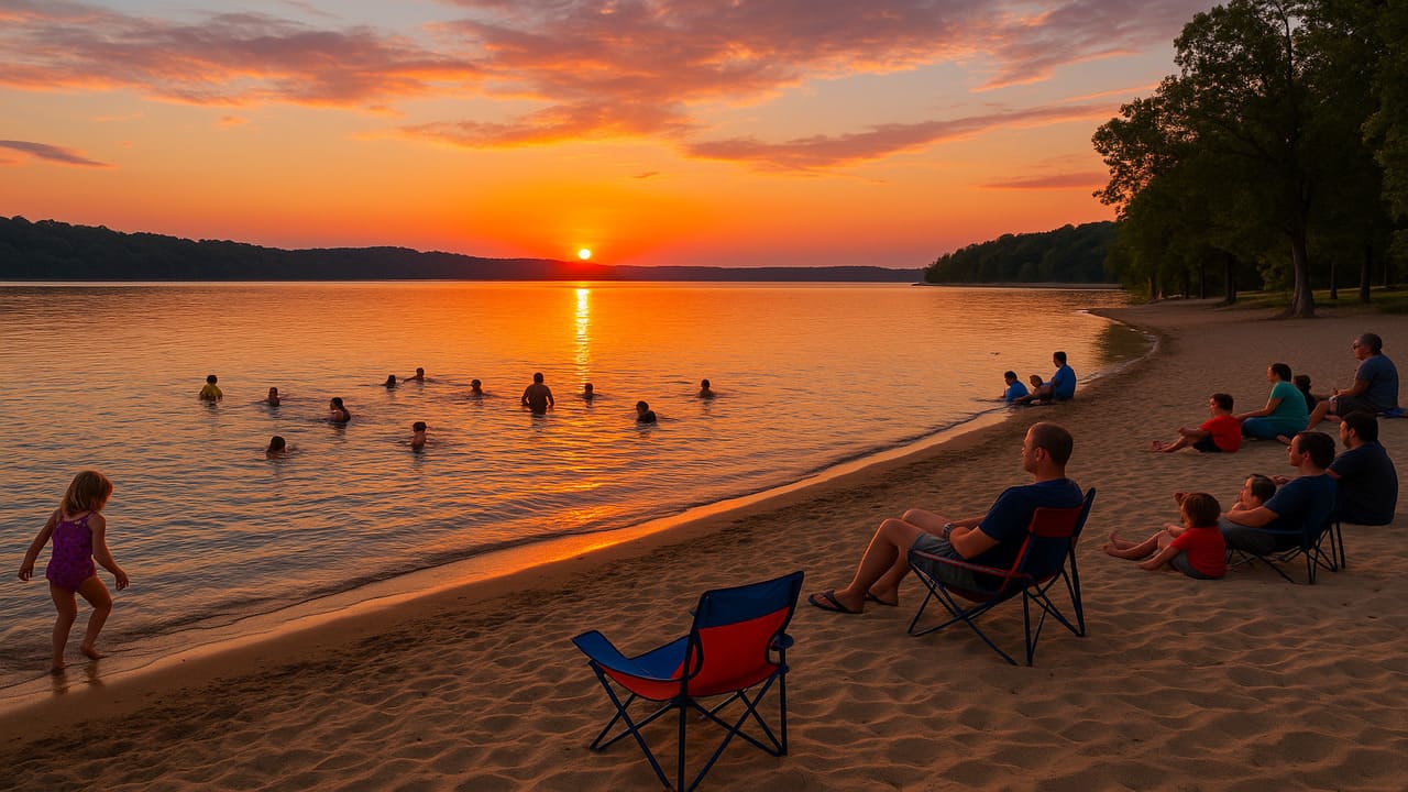 From Sunsets to Swimming Top Beach Spots at Mark Twain Lake