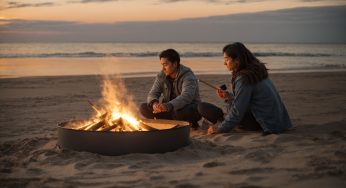 Beachside Campfire Rules dan Tips Aman Family Fire Pit